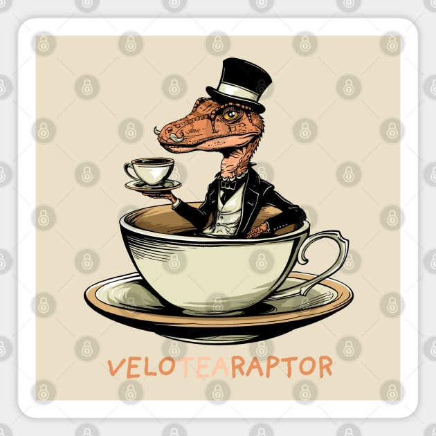 Tea Raptor Magnet by GoshWow®